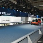 BMW Autos auf Laufsteg